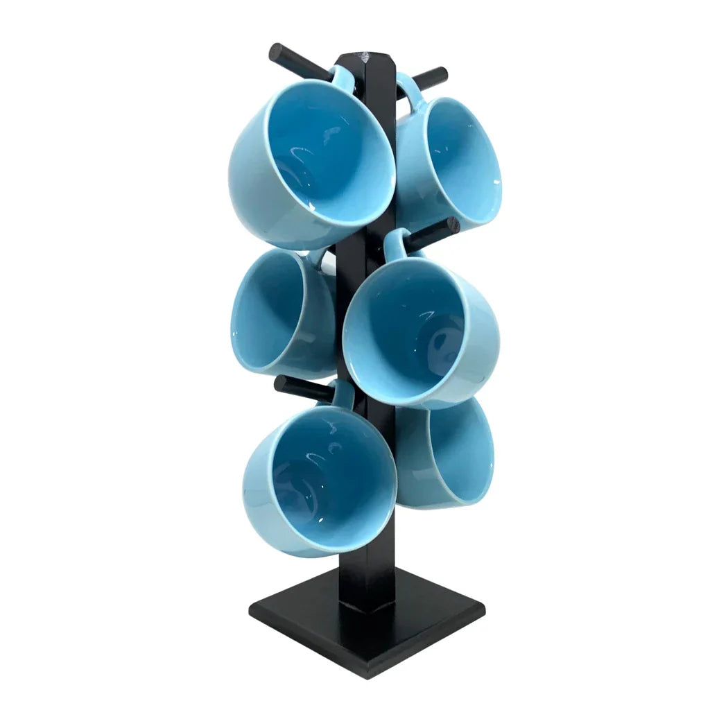 Jogo 6 Xícaras de Café em Porcelana