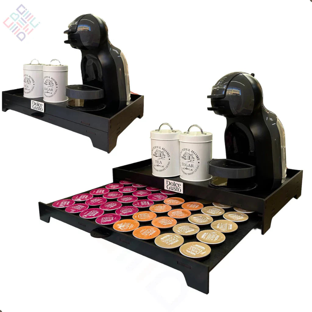 Bandeja Preta Comporta 40 Cápsulas