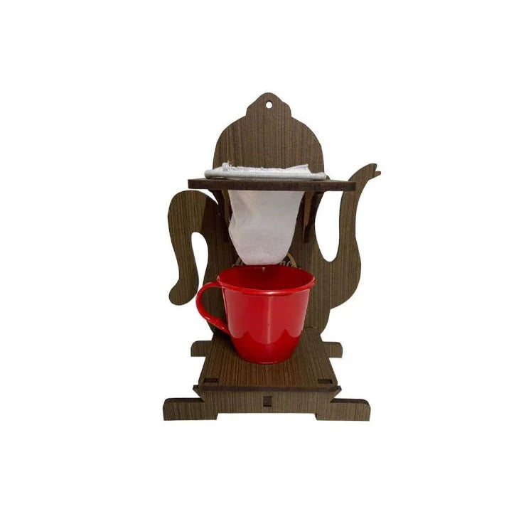 Mini Coador de Café Individual Cantinho Do Café Madeira