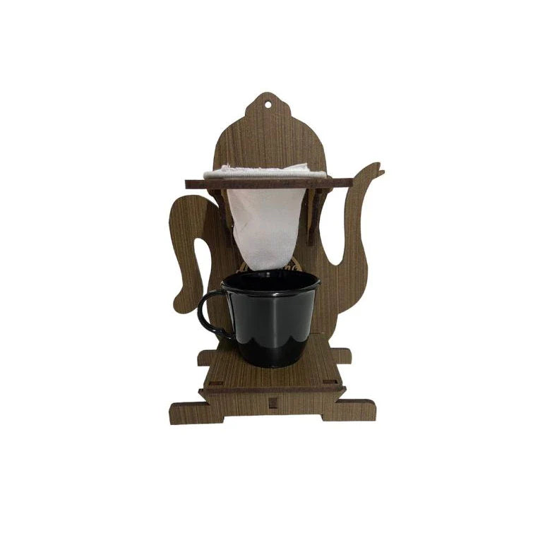 Mini Coador de Café Individual Cantinho Do Café Madeira