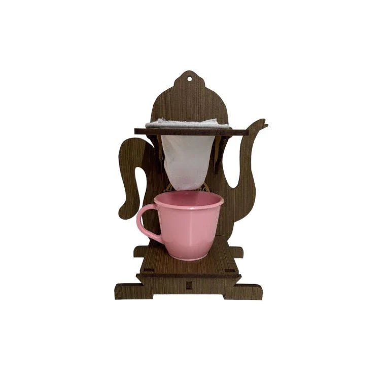 Mini Coador de Café Individual Cantinho Do Café Madeira