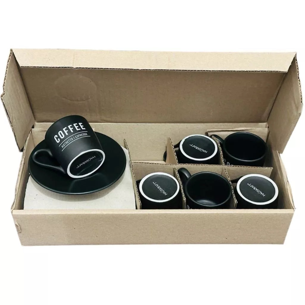 Jogo Xícaras Café Expresso de Porcelana