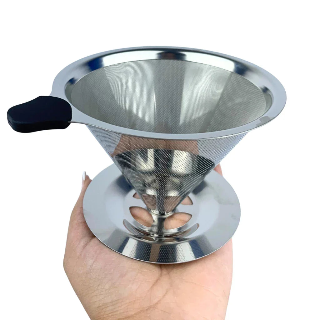 Coador de Café Grande em Inox - Sem uso de papel