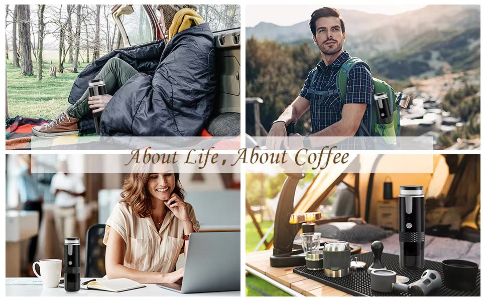 Máquina portátil elétrica de Café 2 em 1