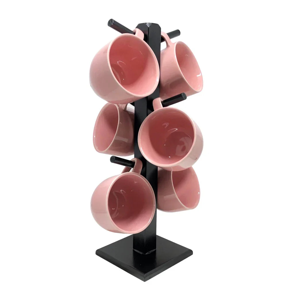 Jogo 6 Xícaras de Café em Porcelana