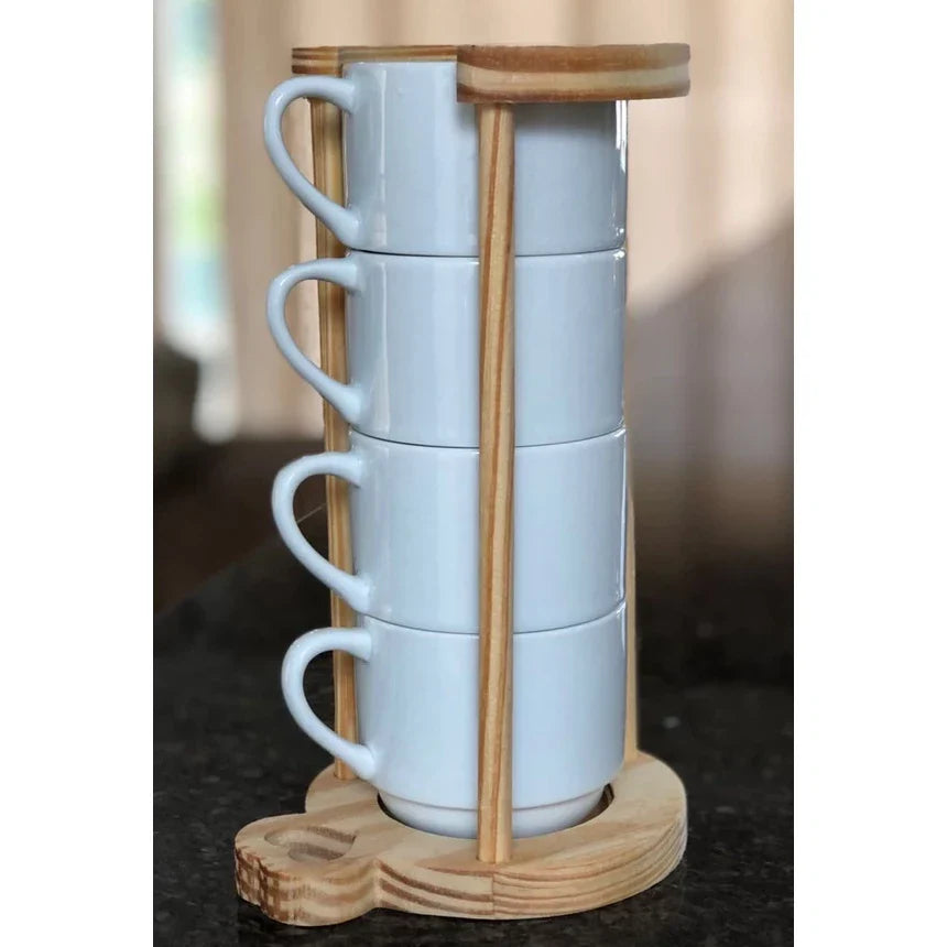 Kit Jogo 4 Xicaras de Café