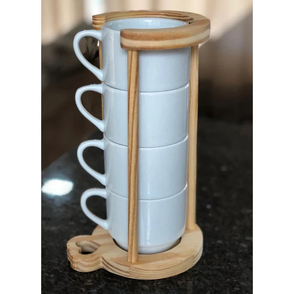 Kit Jogo 4 Xicaras de Café