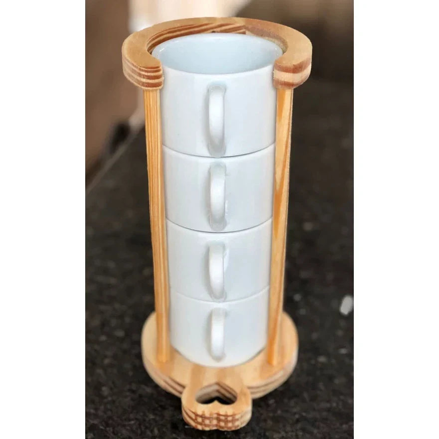 Kit Jogo 4 Xicaras de Café