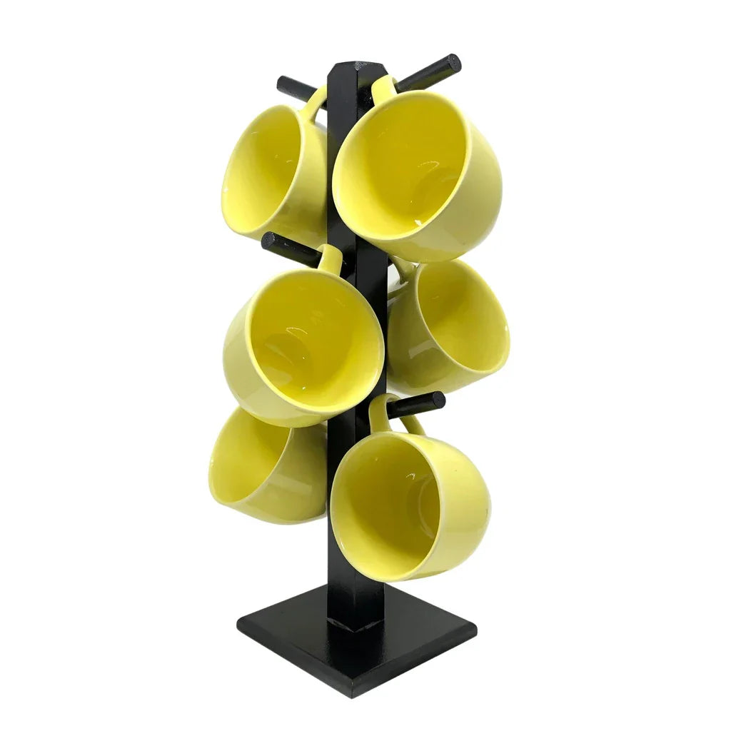 Jogo 6 Xícaras de Café em Porcelana