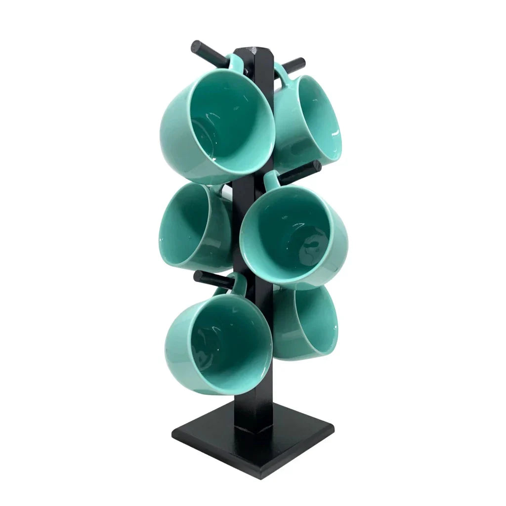 Jogo 6 Xícaras de Café em Porcelana