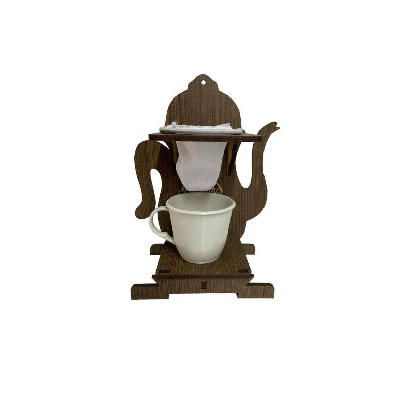 Mini Coador de Café Individual Cantinho Do Café Madeira