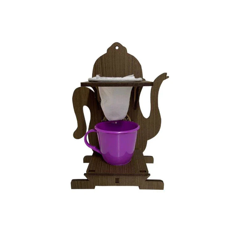 Mini Coador de Café Individual Cantinho Do Café Madeira