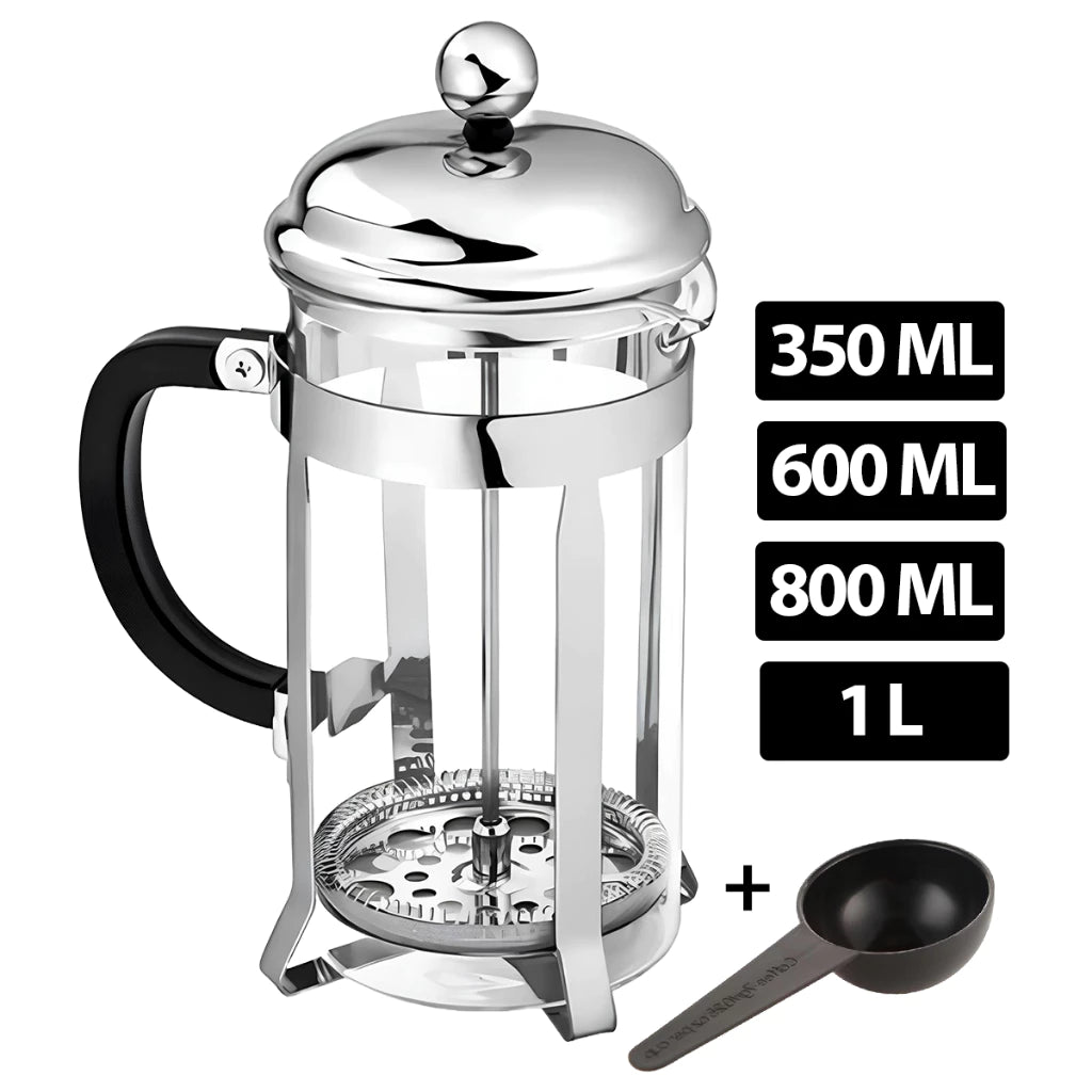 Cafeteira Prensa Francesa de Vidro