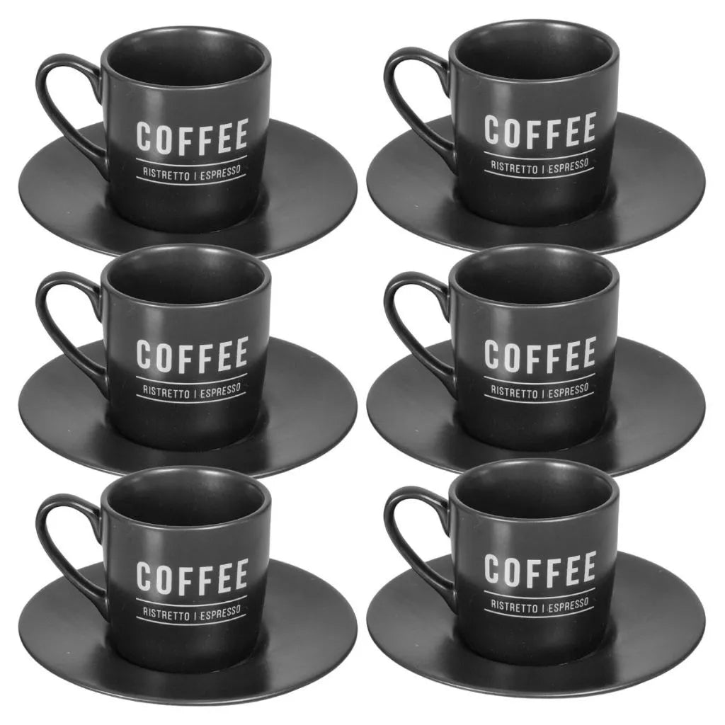 Jogo Xícaras Café Expresso de Porcelana